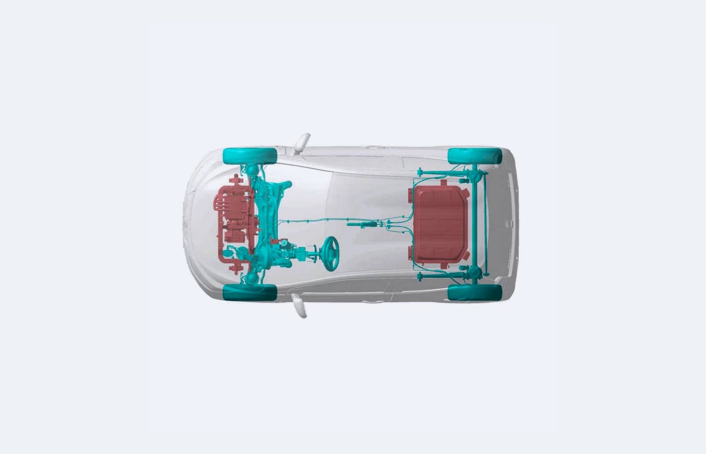 Electric vehicle platform diagram