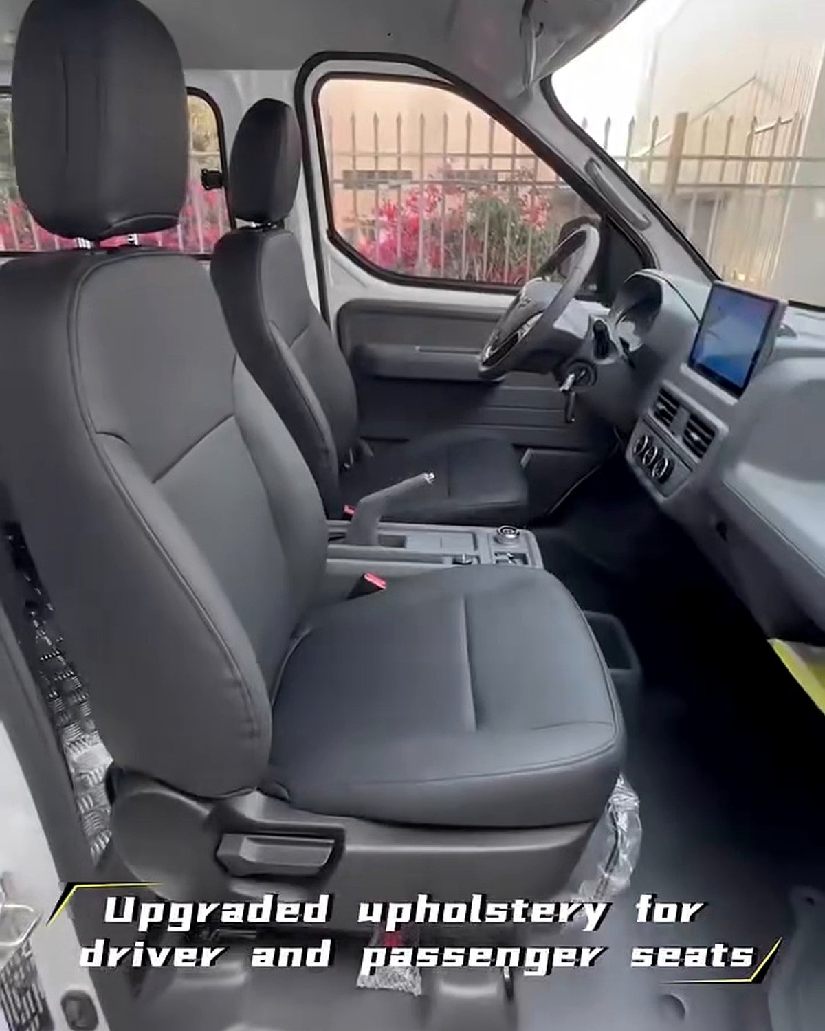 EV Van front cabin from supplied video